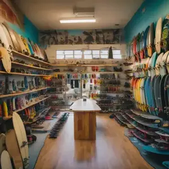 Gearing Up at the Surf & Skate Shop